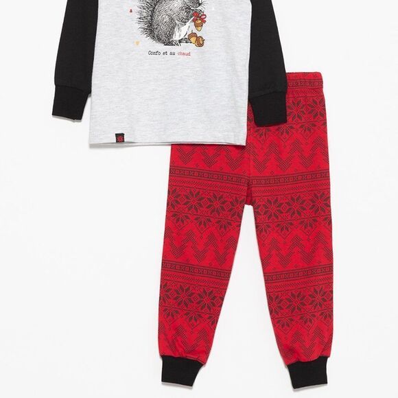 Mode Choc Infant PYJAMA MOTIF NOEL 2-Piece Set - Picture 3 of 4